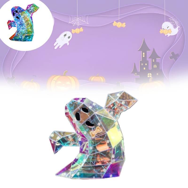 Transparente Bunte 20cm Halloween Geisterdekoration für Gruselige Atmosphäre Aufbau