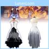 Elegant Genshin Impact Cosplay Costume For Concerts Stunning Ganyu Outfit Set With Wig And Shoes