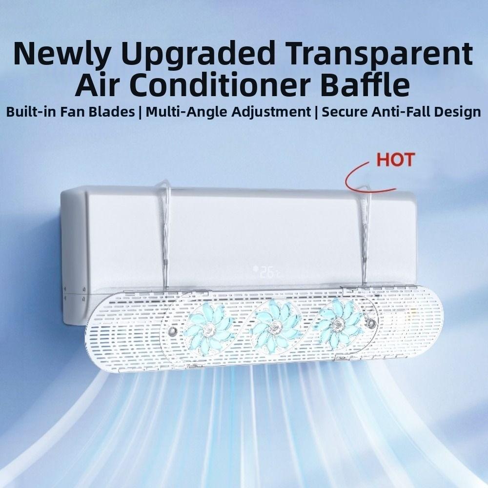 Expandable Air Conditioner Outlet Baffle Adjustable Scalable Air Guide Plate  for Home/Office