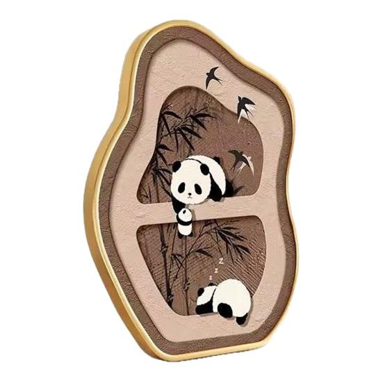 

Irregular Shaped Photo Frame Funny Cat Framed Wall Art Cute Animal Painting Picture for Bedroom Living Room Bathroom Wall Table Decor B