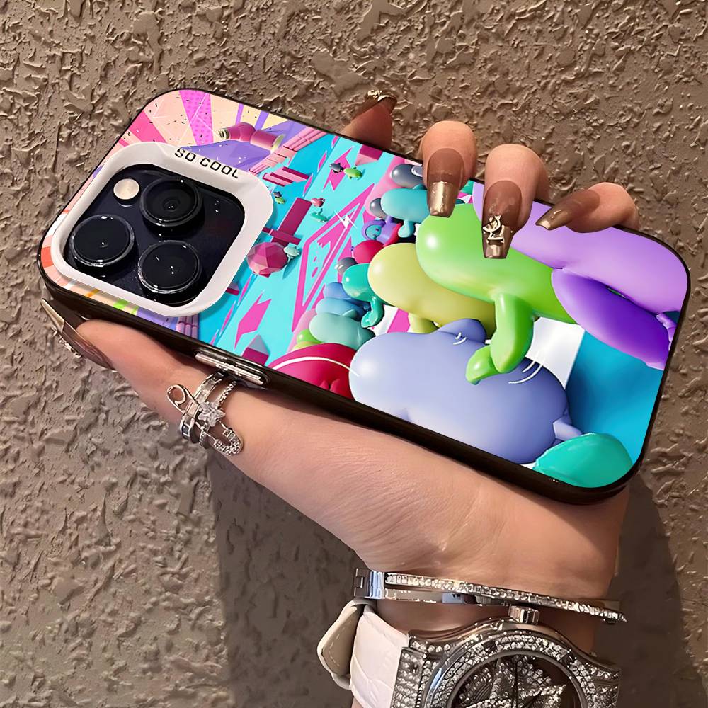 F-Fall G-Guys Party Game Color Phone Case For IPhone 17 16 15 14 13 12 11 Pro Max Plus Pro Shell
