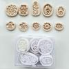 Earring Mold Jewelry Molds for Earrings Pendant Keychain Jewelry Making Hand Crafting Clay Cutter Molds for Beginner