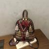 New Trendy and Lightweight Women's Backpack, National Style Fringed Messenger Bag, Fashionable and Versatile Small Backpack for Travel