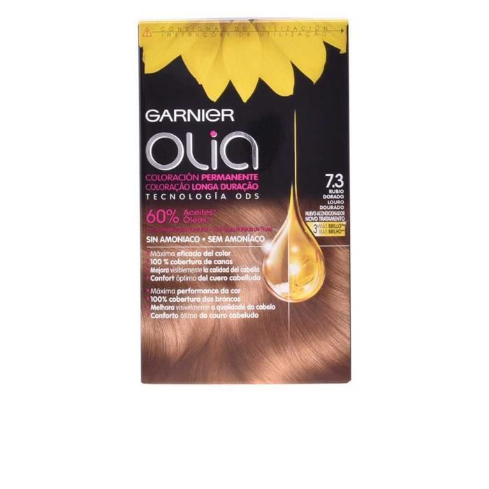Olia Permanent Hair Color 7.3 Golden Dark Blonde 4 P