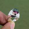 Faceted Multi Tourmaline Ring 925 Sterling Silver Ring Boho Style Ring Decent Gemstone Jewelry Handmade Ring For Gift Available In Ring Size