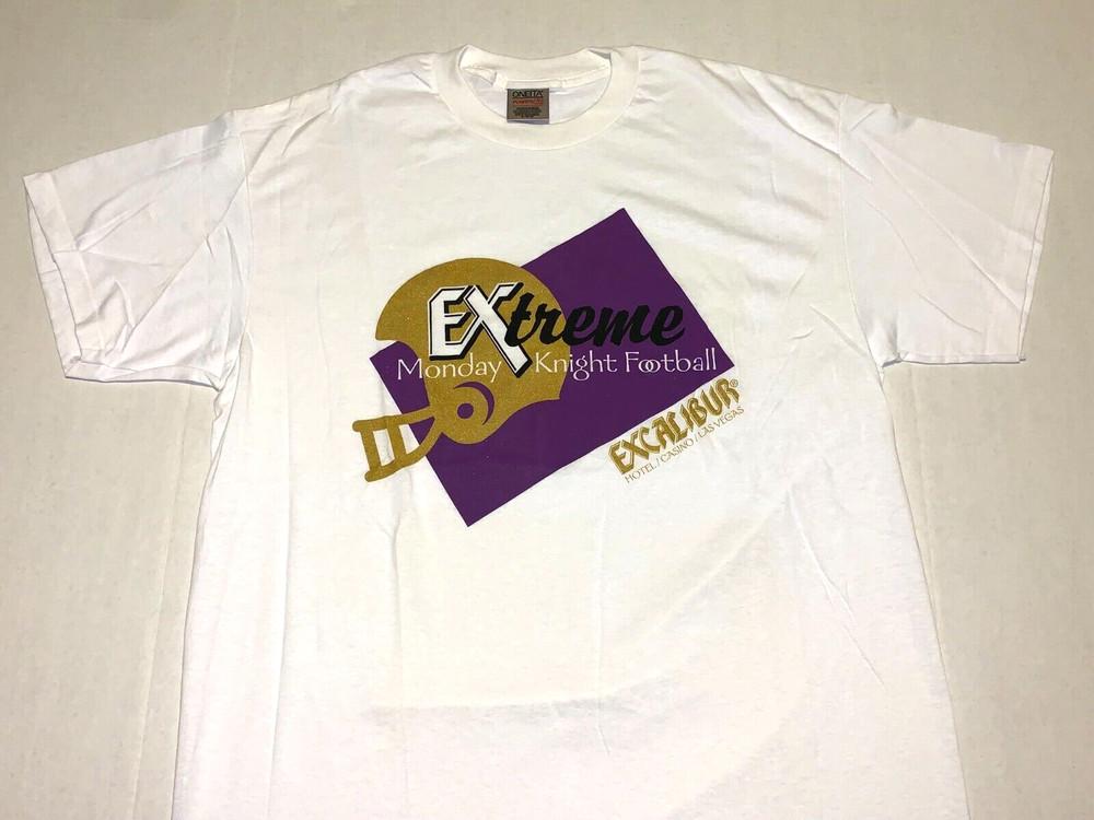 Rare Vintage 1990s Excalibur Hotel Casino Las Vegas T-Shirt New XL Single Stitch Unisex T-Shirt S