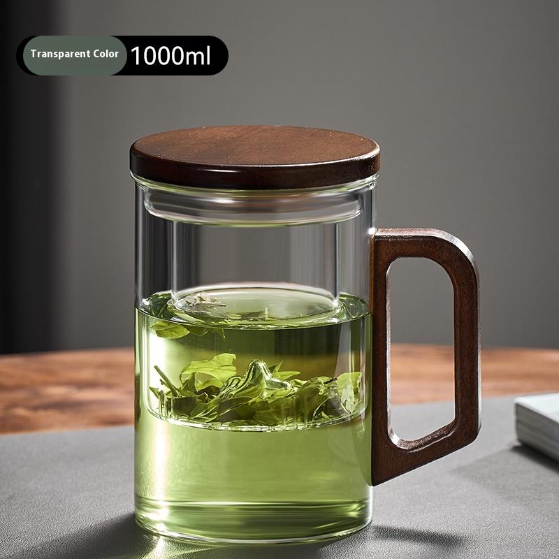 Чайная чашка Gianxi большой вместимости, стеклянная чайная чашка для любования горами, чашка для разделения чая, бытовая специальная чайная чашка, чайная чашка 800-1000ml