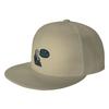 Fashion Always the Blue Whale Flat Brim Sun Hat  Youthful Style Visor Cap