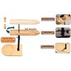 Organisateurs de plateau de baignoire multifonctionnels en bois avec design à rotation à 360° et surfaces imperméables Table d'appoint portable pour baignoire