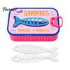 Plastic Jewelry Case Sardine Can Storage Box, Portable Anti-tangle Travel Case, Lightweight Retro Organizer for Necklaces And Earrings