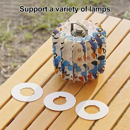 Outdoor Lantern Lampshade Lightweight Waterproof PP Board Camping Light Shade Hanging
