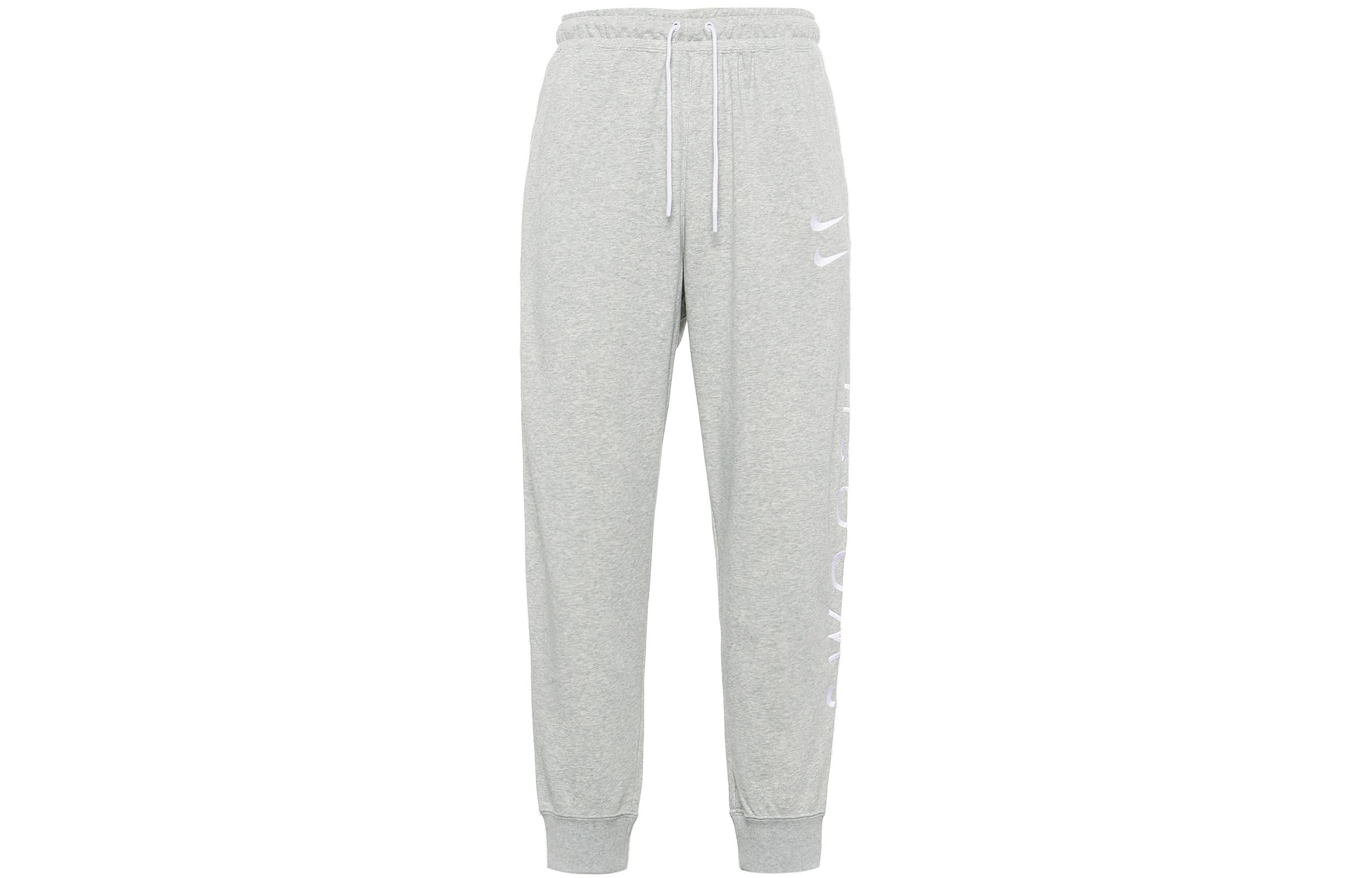 

Nike Knitted Sweatpants Men s Heather Gray Moderate Straight Fit Pants CU3932-050 XXL