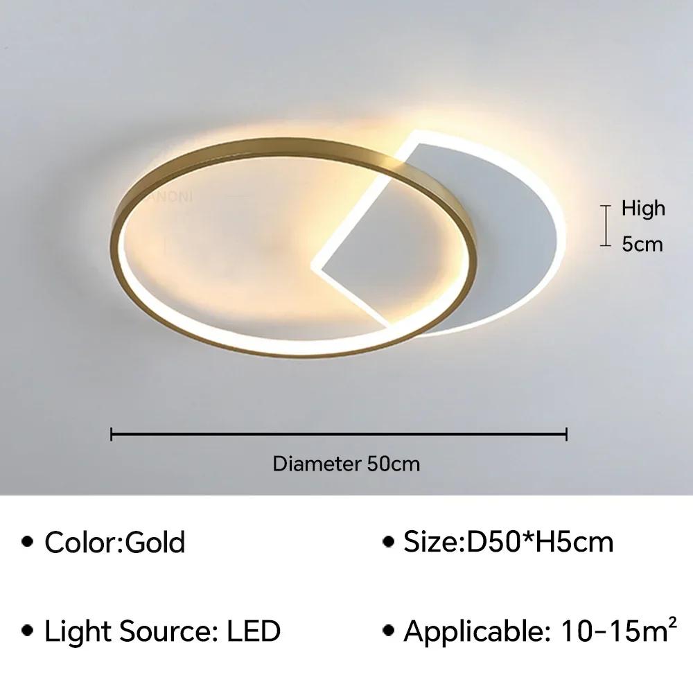 Lámpara de Techo LED Moderna Para Dormitorio Sala de Estar Comedor Pasillo Estudio Entrada Luminaria Decoración Interior del Hogar Lámpara Araña
