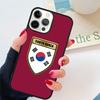 South Korea Flag Phone Case Cover For iPhone 17 Air 15 16 14 13 12 Pro Max 11 Pro Max Plus Coque Shell