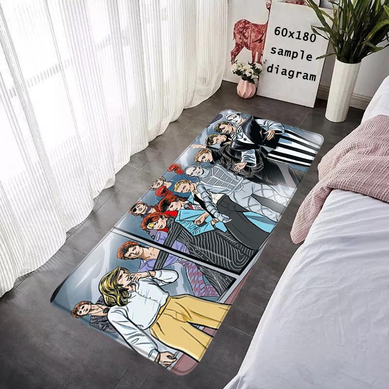 House Entrance Doormat Hallway Carpet David Bowies Living Room Rugs Foot Carpets Bath Rug Floor Mats Non-slip Home Decor