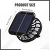 Outdoor Hat Solar Fan Compact Personal Cooling Device for Hiking And Travel