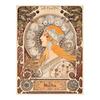 PieceRelax 1000 Piece Plastic Jigsaw Puzzle PieceClicks [Alphonse Mucha_Zodiac Signs] (48X64cm) Difficult for Adults No Pieces Click Into Place