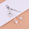 Cute Bag Charm Pendant Keyring Scissors,Pencil Braided Rope Keychain Bag Charm for Backpack Purse Handbag Decoration