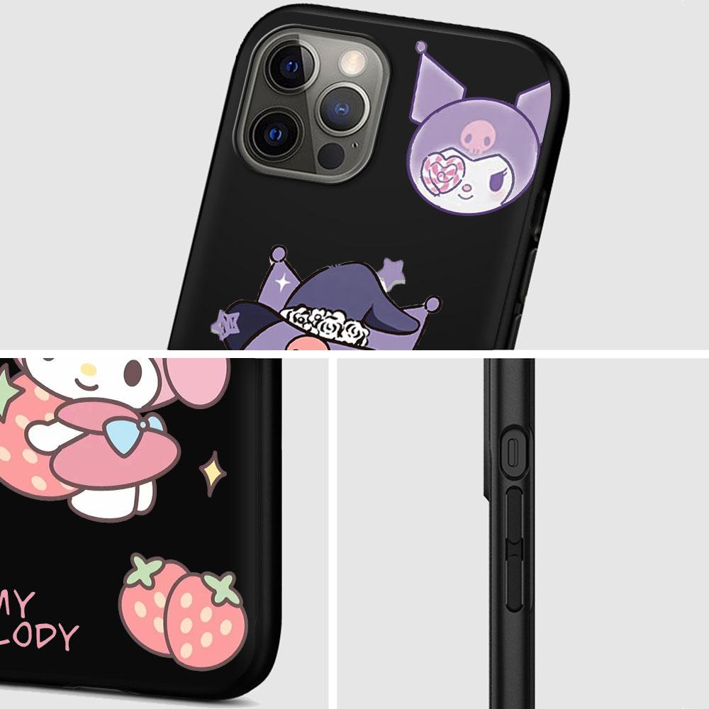 Hello Kitty Kuromi tok Apple iPhone 13 14 Plus 11 12 Mini 15 Pro Max 7 8 SE 2020 X XS XR készülékekhez Szilikon Puha Telefonfedél