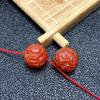 Red Agate Waking Lion Walnut Dragon Bead Carved Wenwan DIY Bracelet Accessories