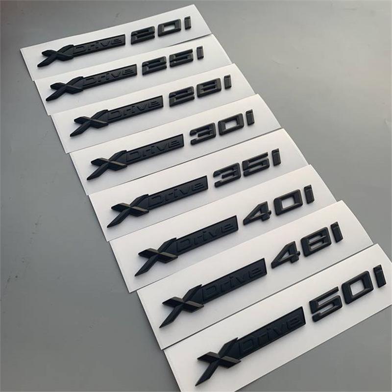 BMW Xdrive35I Fender X3/X1/X5/X6 40i/28 Car Side & Tail Emblem Sticker Set