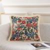2pcs Vintage Floral Sofa Pillow Cover with Tassels, Zipper Closure, Hand Wash Only, Multi-Use for Living Room, Bedroom, Car Decor