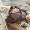 Women's New Bags, Fashionable Leather Commuting Bag, Stylish and Cool Design, Versatile Single Shoulder Crossbody Handbag