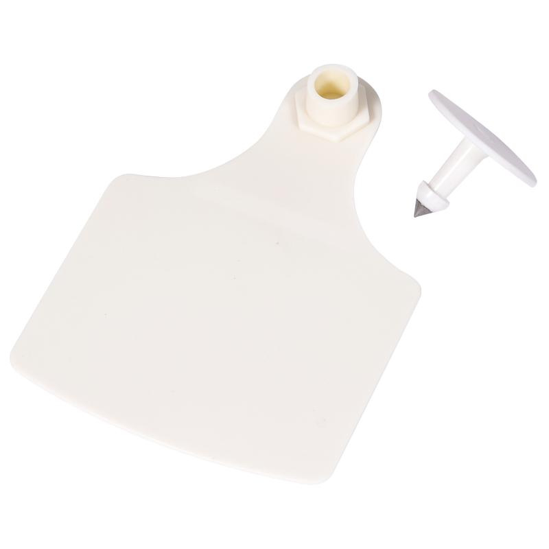 100Pcs Cow Ear Tag Large Size 105x75mm Animal Identification Card Label without Words Livestock Ear Tag Marker Signage