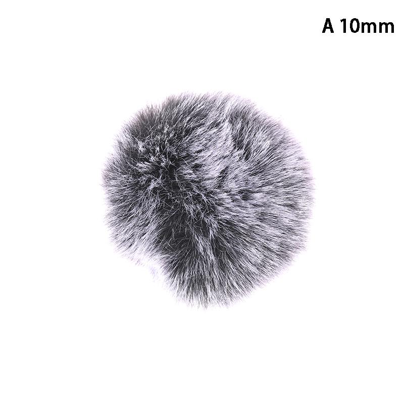 1Pc Universal Furry Microphone Wind Protector Mini Size Furry Windscreen Microphone Windscreen Protective Case Accessories
