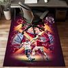 hammer Football Printed Office Carpet Chair Cushion  Entryway Rug, Rugs for Living Room, Bedroom Christmas gifts