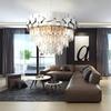Люстра из скандинавского хрусталя, новинка 2024 года, домашний декор, винтажная потолочная люстра, роскошные золотые люстры, светодиодные лампы для гостиной, столовой