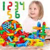STEM Building Toys for Kids 6y+ - 38/50Pcs Construction Tube & Block Set, Educational Learning Playset for Boys & Girls