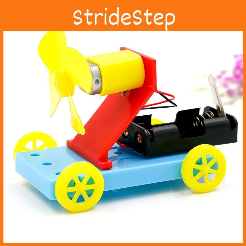 Self Made Wind Powered Car Model Assembly Material Set Children Educational Toysfor Educational Play