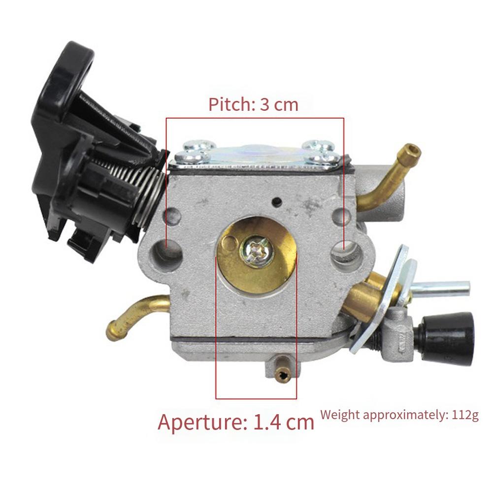 Chainsaw Carburetor C1M-EL37B Metal Construction Precise Fit Improves Fuel Efficiency Enhance Fuel Efficiency Chainsaw