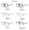 2025 TR90 Korean Style Large Frame Double Bridge Anti-Blue Light Eyeglasses with Plain Lenses - Model OZ 260.