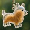 Transparent Cat Dog Hair Storage Box Pendant Keychain Collect Pets Hair Commemorate Bag Pendant Save Cat Hair Storage Capsule