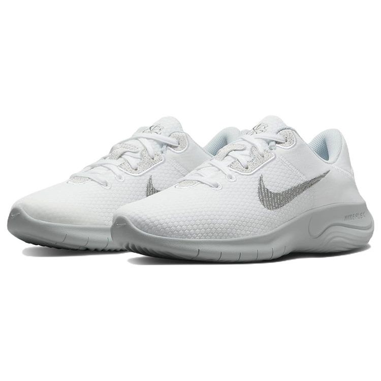 Nike Flex Experience Run 11 Wide White Metallic Silver Women Sneakers Pure-Platinum DH8254-100