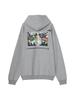 The North Face Hoodie Sweatshirt 60th Graphic Logo Mixed Gray L