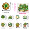 50 Ins Green Series Non-Repeating Transparent Decorative Stickers Diy Glass Creative Hand Account