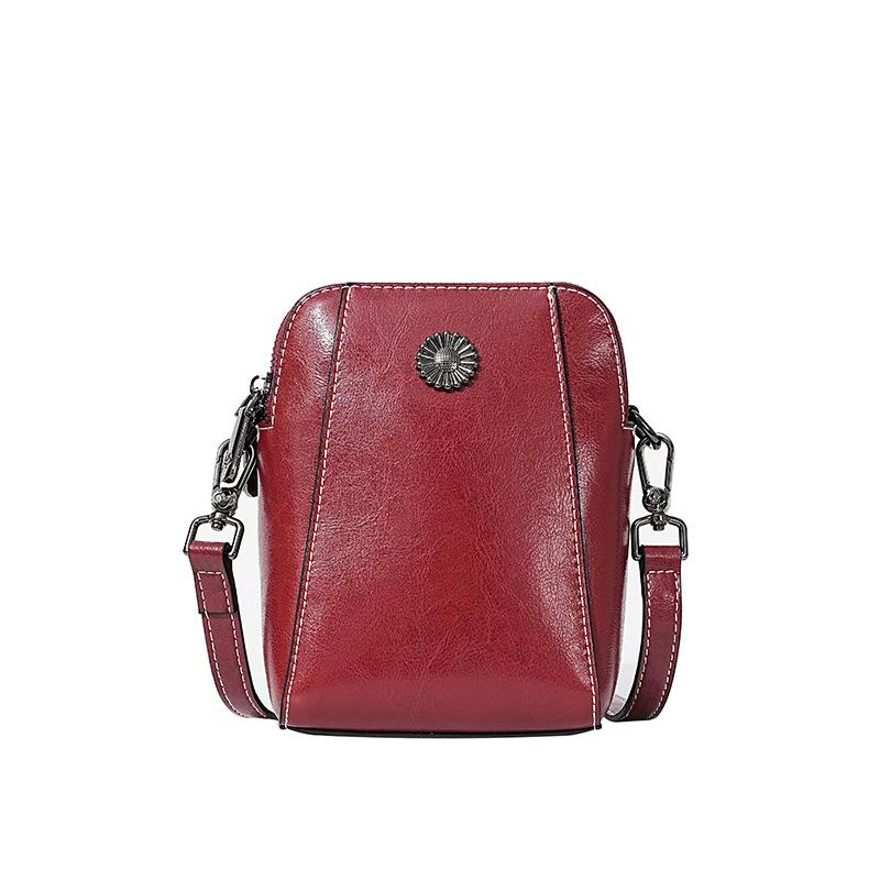 

Сумка для мобильного телефона женская новинка 2025 года, простая кожаная сумка через плечо с несколькими отделениями, легкая, высококачественная мини-сумка