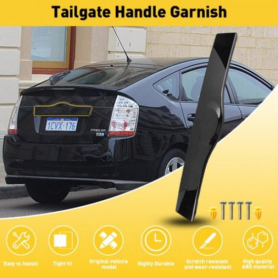 Грунтованная Черная Накладка Ручки Задней Двери Багажника Для Toyota Prius 2004-09