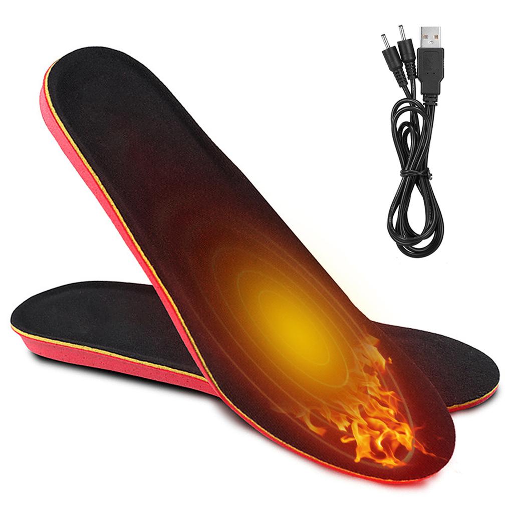 Solette Riscaldate Elettriche Wireless Scaldapiedi Alimentate a Batteria Solette Riscaldate Solette Calde Invernali per Lavoro Sci Escursionismo