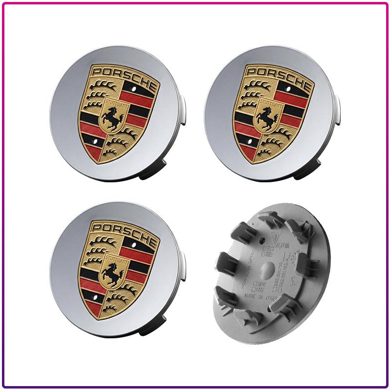 4 ks 65MM Auto Znak Emblem Krytky Středů Kol Poklice Ráfku Kryt Středu Kola Pro Porsche Cayenne Panamera Macan Boxster 911 928 944 918 917