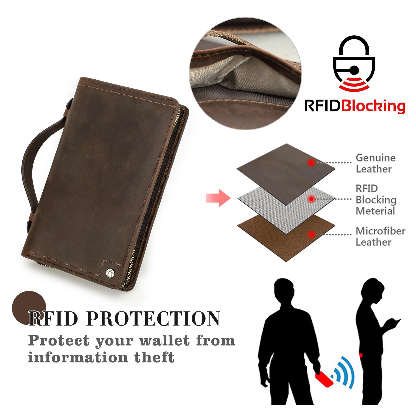 CONTACT S мужские кошельки из натуральной кожи для паспорта — фото 11