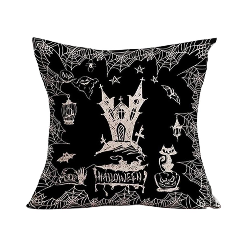 Soft Halloween Throw Covers, Decorative Cushion Cases for Couch Sofa Living Room Bedroom
