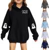 Fashionable Boys And Girls Hooded Halloween Small Print Children's Pullover Tops