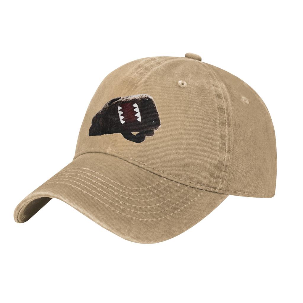 DomoKun Baseball Cap Classic Distressed Denim Washed Domo Kun Doll Face Headwear Unisex Style Outdoor Workouts Gift Caps Hat