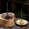 Lotus Multi-Hole Incense Holder with Tongs - Indoor Ornament & Burner
