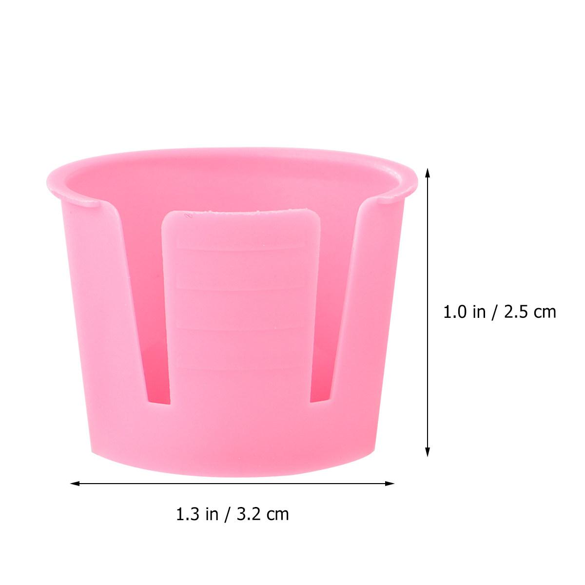 

50Pcs Plastic Mixing Bowl for Dental Plaster Alginate Mixing Non-Stick Reusable Lightweight Convenient Carry Dentist Practice розовый