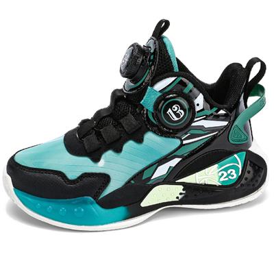 Kinder-Sneakers, leicht, atmungsaktiv, mit Drehknopf, Basketballschuhe, Sportschuhe, Laufschuhe für Mädchen